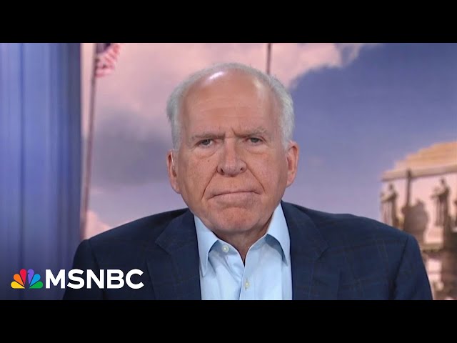 Im not going to be intimidated by the likes of donald trump fmr cia director on being targeted msnbc news